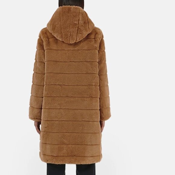 Apparis Faux Fur Coat - Picture 3 of 4